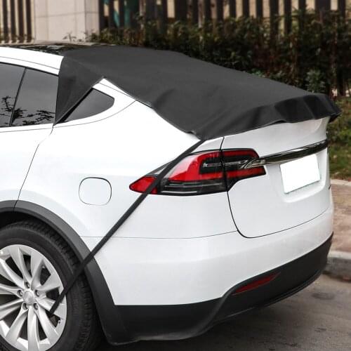 SUV Truck Rear Windshield Snow Cover Sunshade 600D Oxford Unique Van Universal Car Auto Parts Portable Car Ornaments