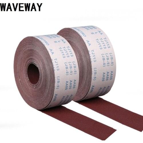 100 Meter 600-1500 Grit Emery Cloth Roll Polishing Sandpaper For Grinding Tools Polishing Metalworking Dremel