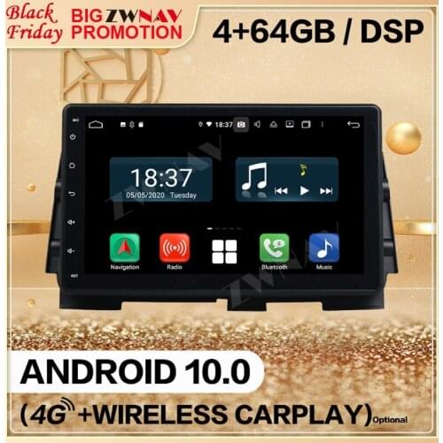 128GB Carplay 2 Din For Nissan Kicks 2016 2017 2018 Android Multimedia Screen Player Audio Radio GPS Navi Head Unit Auto Stereo