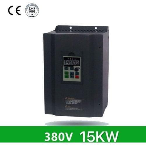VFD AC 380V 15KW(20HP) Vector Variable Frequency Drive 3 PhaseS Speed Controller Inverter Motor VFD Inverter Frequency Converter