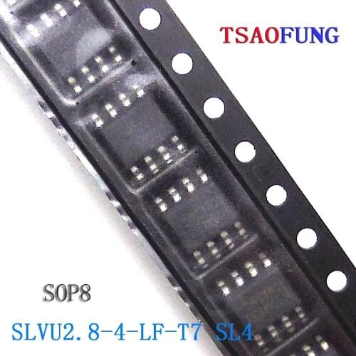 5Pieces SLVU2.8-4-LF-T7 SL4 SOP8 Integrated Circuits Electronic Components