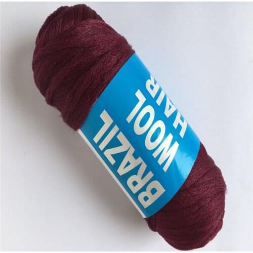 70g/ball 14 balls/lot hot sale wholesale new brazilian wool hair African hair yarn for sengalese twist braid