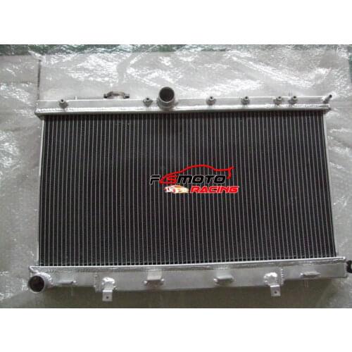 52mm For Subaru Impreza WRX STI GDB GDA Manual MT 2002-2007 Aluminum Alloy Radiator 02 03 04 05 06 07