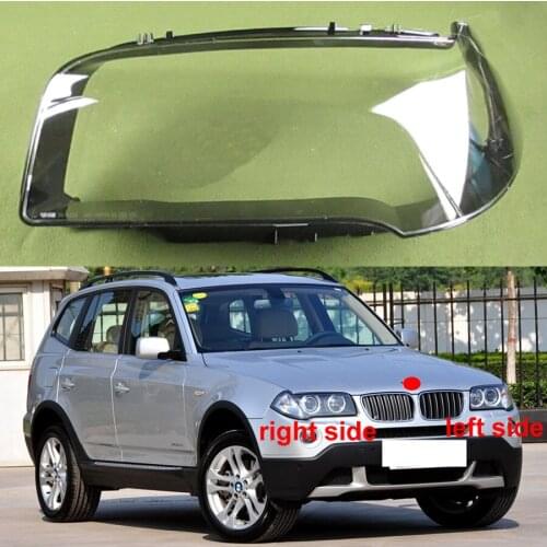 For BMW X3 E83 2004-2010 Headlights Cover Shell Transparent Lens Lampshdade Headlamp Cover Lampshade Lamp Shade plexiglass