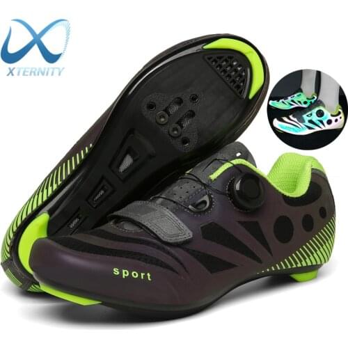 Breathable Seamless Cycling Shoes MTB High Quality Luminous Self-Locking Bicycle Sneakers Ultralight Racing Road Bike SPD Shoes