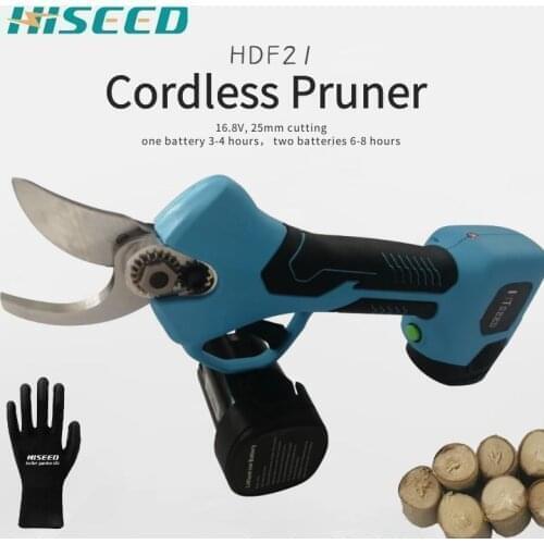 Eletric cordless pruning shear, vineyard and orchard use fast scissors