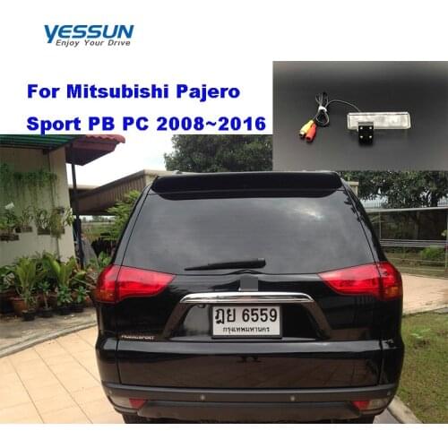 Yessun Car License plate rear camera For Mitsubishi Pajero Sport PB PC 2008~2016 camera Parking /rear view camera