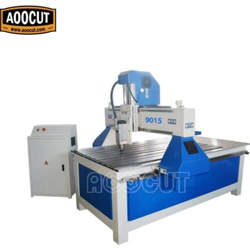 China Best brand fast speed Aoocut 9015 3d hot sale cnc router to make sculpture 3d models