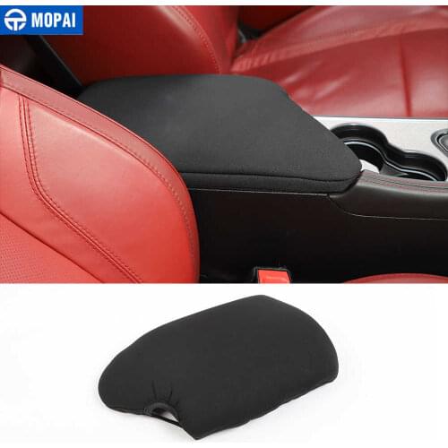 MOPAI Armrest Cover for Dodge Challenger 2014+ Car Armrest Storage Box Cover Accessories for Dodge Challenger 2014