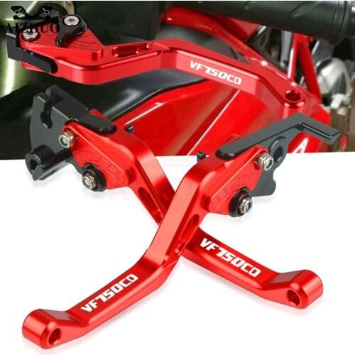 Motorcycle Adjustable Brake Clutch Levers FOR HONDA VF750C CD CD2 MAGNA 1994-2003 2002 Short Handbrake CNC Accessories With LOGO