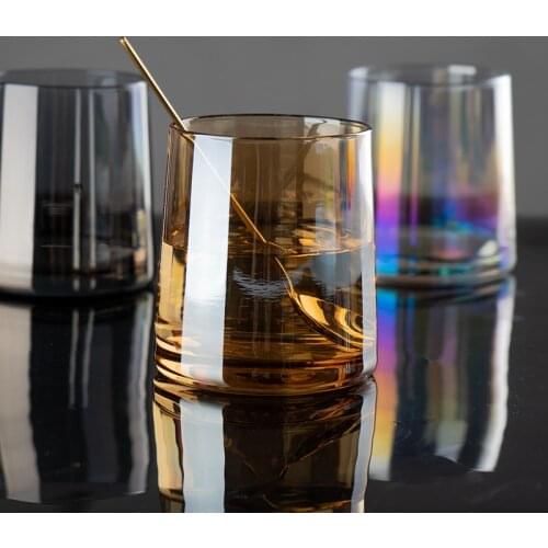 Transparent Japanese Whiskey Glass Cup Crystal Wine Cocktail Brandy Glass Home Kitchen Drinking Glasses 260ml Creative Gifts
