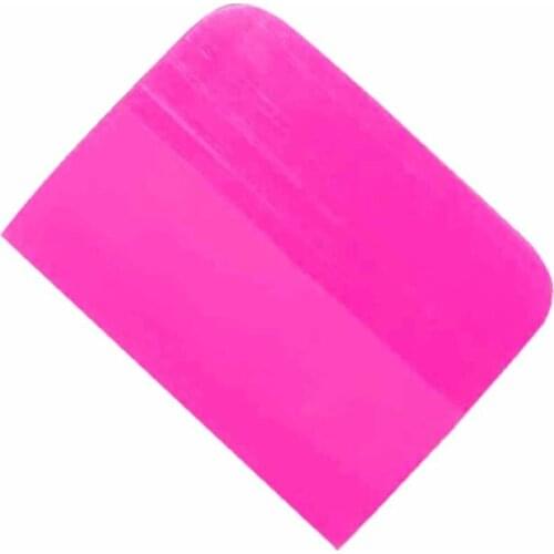 Pink Scraper Soft Rubber Car Window Squeegee Tint Tools Glass Water Scraper 23GC