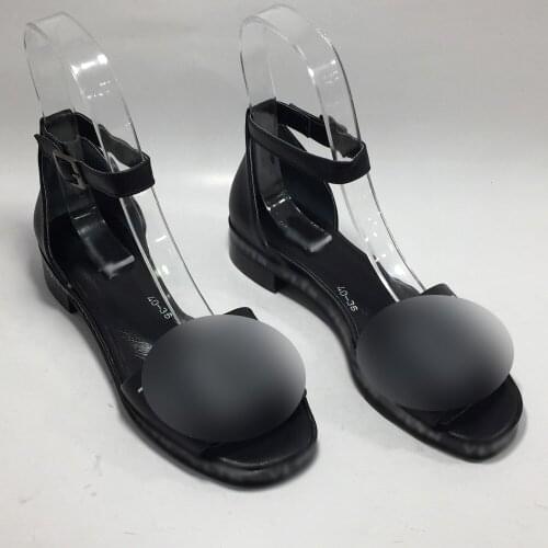 Women Designer Sandals Black White Red Spring and Summer Beach Shoes Fashion Lightweight Comfortable Design Genuine Leather Flat