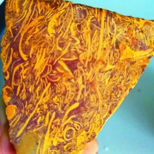 The Silk Road Xin Jiang Golden Silk Jade Rough Quartzite Jade Natural Mineral Specimens Carving and Decoration Materials