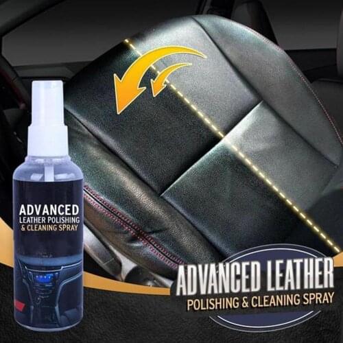 Car Interior Cleaner Agent Roof Fabric Flannel Leather Seat Car Seat Cleaning Wax Cleaner Coating Polishing Spraying Wax Leather