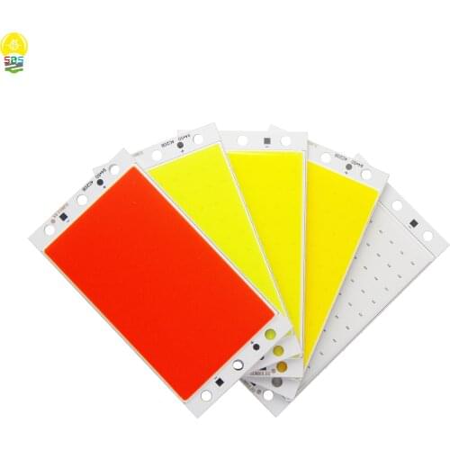 16W LED COB Light Strip Lamp 94*50mm 12V DC 1700LM Ultral Bright Warm Cool Nature White Blue Red cob LED for DIY Bulb lightting