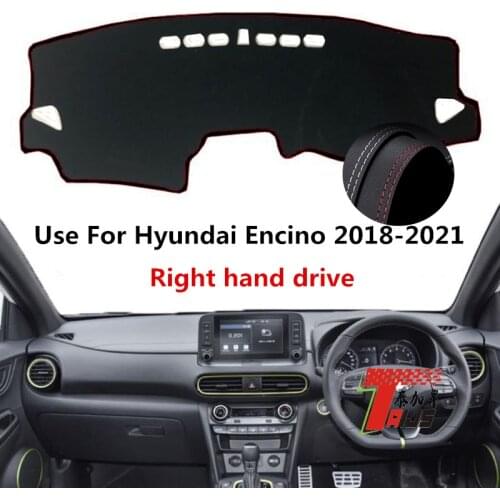TAIJS Factory Protective Anti cracking Leather Car Dashboard Cover For Hyundai Encino 2018 2019 2020 2021 Right hand drive