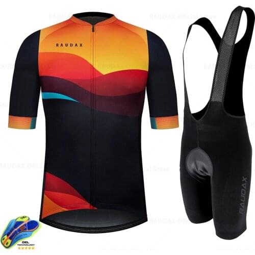 Summer Cycling Jersey Set Breathable MTB Cycling Clothing Men Mountain Bike Wear Clothes Maillot Ropa Ciclismo New Team 2021 New
