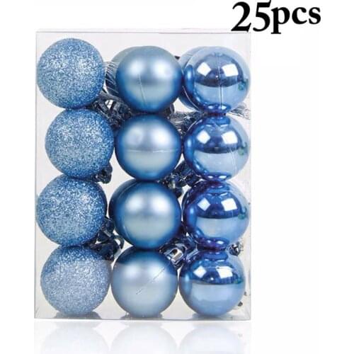 24pcs/12pcs Navidad Christmas Tree Ornaments Christmas Ball Gift Ball For Xmas Holiday Decoration Natal Hanging Ornaments