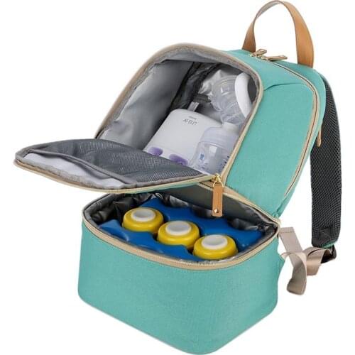 V-COOOL Big Insulated Baby Bottle Bag Maternity Feeding Milk Fresh Keeping Storage Nursing Diaper Bags Thermal Backpack DEO