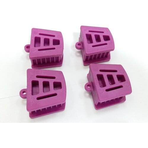 4 pcs Dental Purple Occlusal Pads L SIZE For Oral Care