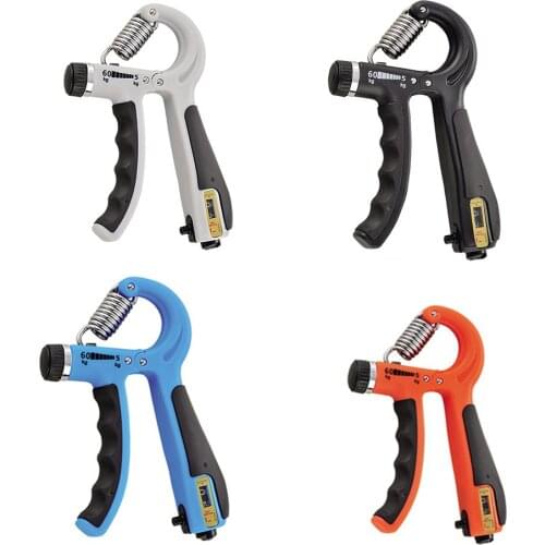 5-60Kg Adjustable Heavy Gripper Fitness Hand Exerciser Grip Wrist Training Increase Strength Spring Finger Carpal Expander