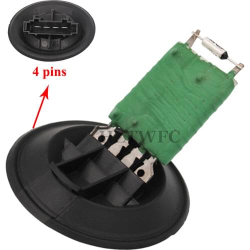 A/C Radiator Fan Control Heater Blower Motor Resistor for VW Polo Voyage for Audi A1 A2 for Seat Ibiza 6RD959263 6Q0959263A