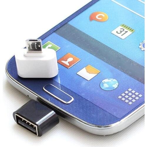 2Pcs Micro USB 2.0 Adapter Micro USB Male to Type-C Female Converter USB OTG Data Adapter for Android Tablet Phone Connector