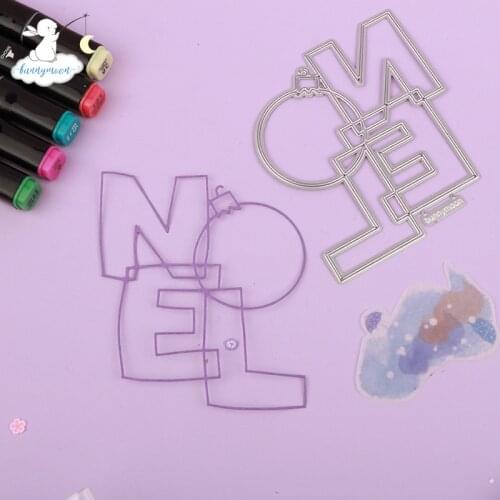 Bunnymoon New Noel Metal Cutting Dies Stencils for DIY Scrapbooking/photo Album stamps Decorative Embossing DIY Paper Card