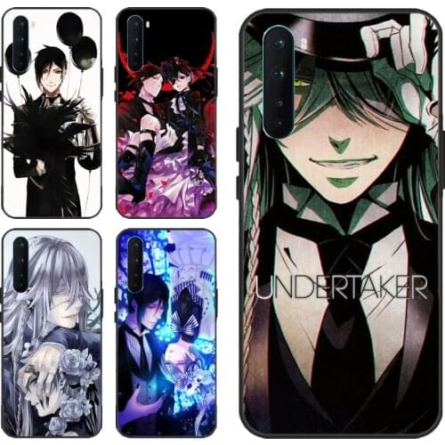 Black Butler Kuroshitsuji Case For OPPO Realme 8 Pro 6 7 Q3 Pro GT Neo C3 C11 C15 Coque For Oneplus 9 Pro 9R Nord 8T