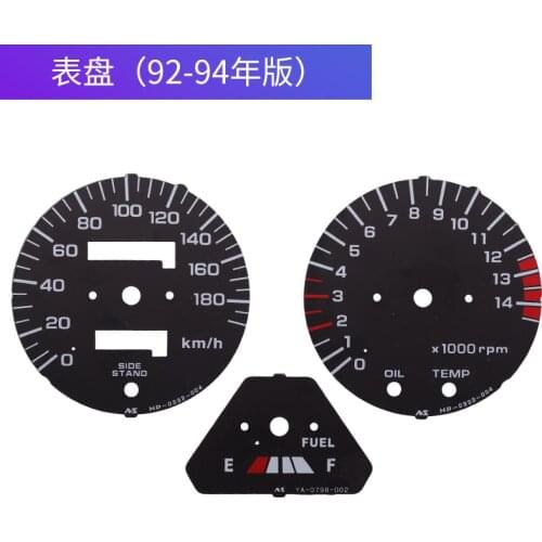 Motorcycle dedicated dashboard instrument dials three dial for YAMAHA XJR400 XJR 400 1992-1993-1994-1997