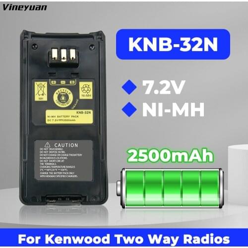 KNB-32N KNB-31A NI-MH Battery for KENWOOD NX-210 NX-210G NX-410 NX-411 TK-2180 TK-3180 TK-5210 TK-5310 Two Way Radios Replacemen