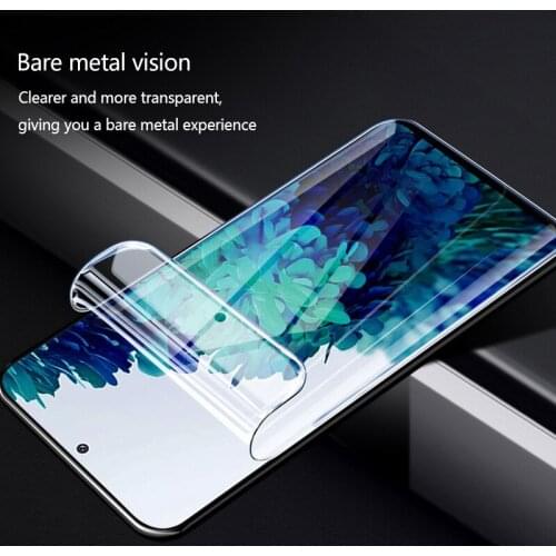 Hydrogel Film Screen Protector For Samsung Galaxy S10 S9 S8 S20 Plus Ultra on For Note 10 Pro Plus Full Cover Film No Glass