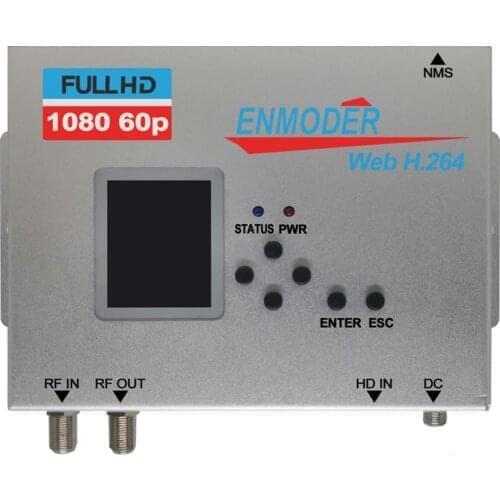 H.264 Encoder HDMI to ISDB-T Modulator w/Web Control EMB380WHI
