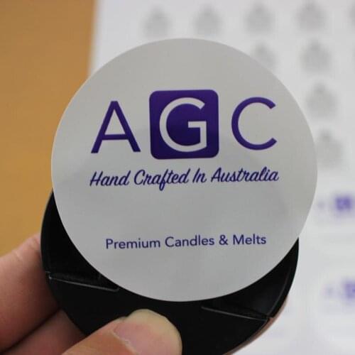 Customized Hot sale custom design private clear vinyl beauty product labels