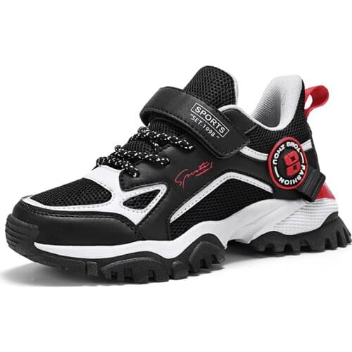 Kids Sneakers Boys Shoes For Girls Sneakers Kids Casual Shoes Breathable Mesh Anti-slippery Hook&Loop Fashion Running Trainers