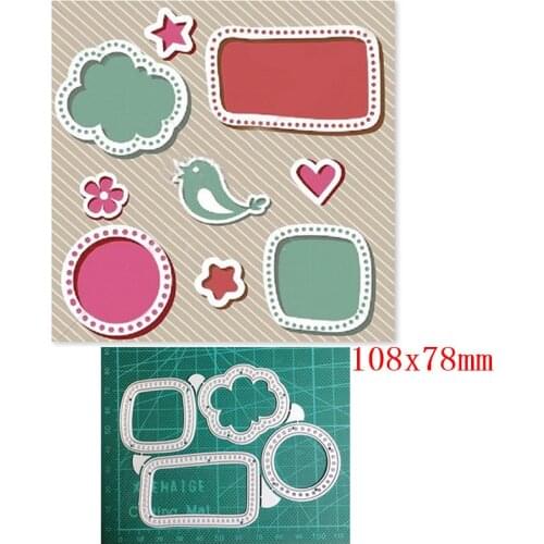 Birds Lace Frame Metal Cutting Dies Cut Die Mold Decoration Scrapbooking dies Paper Craft Knife Mould Blade Punch Stencils Dies
