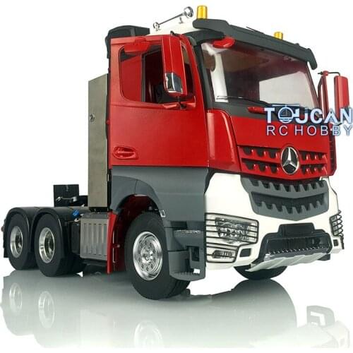 LESU RC 1/14 Metal Chassis 6*6 Radio Painted Hercul Cabin Tractor Truck Sound THZH0824-SMT3