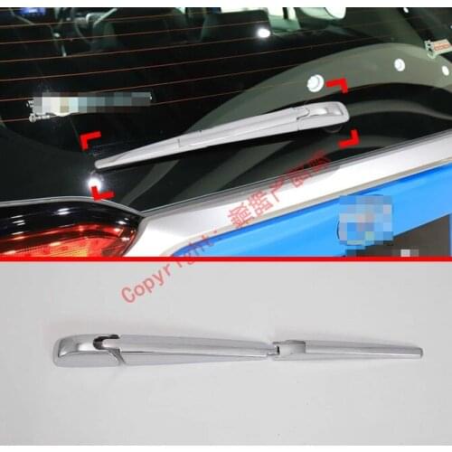 ABS Chrome Rear Window Wiper Arm Blade Cover Trim Overlay Nozzle Molding Garnish For Toyota Rav4 2019 2020