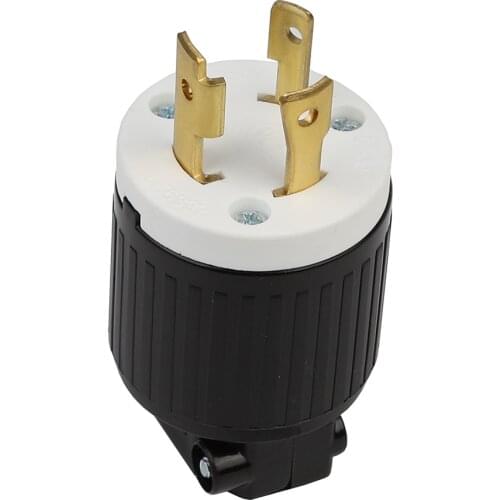 NEMA L6-30P American standard 3pin male self-wiring plug,NEMA L6-30P US Standard Industrial Level Plugs,30A 250V