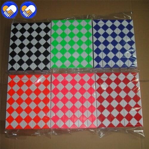 New 6 Colors 120 Segments Magic Ruler Snake Twist Cubes Puzzle Standard Version Children Education Imagination Game Toys Gifts