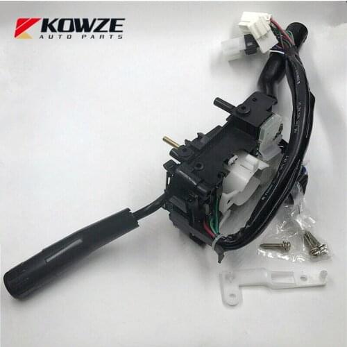 KOWZE LHD Car Steering Column Switch fit for Mitsubishi Montero Pajero III 3rd MR301406 MB921588 MB823274 MB921591 MB823277