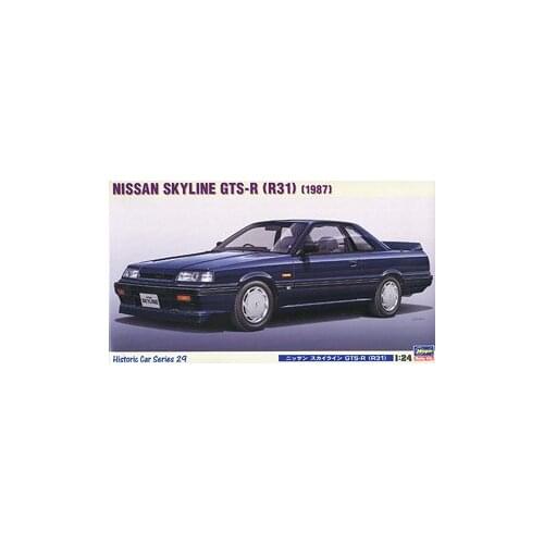 Hasegawa Plastic Assembly Car Model 1/24 Scale Nissan Skyline GTS-R (R31) 1987 Adult Collection DIY Assembly Kit 21129