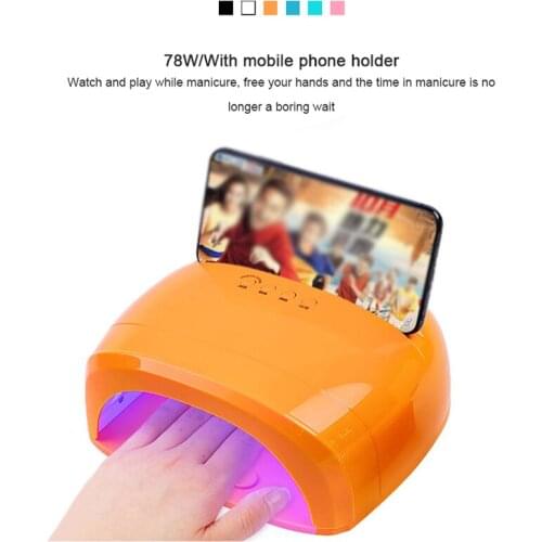 4-in-1 Professional Electric Nail Drill Machine Multifunctional Nail Phototherapy Lamp 78w Rechargeable Nail Polisher