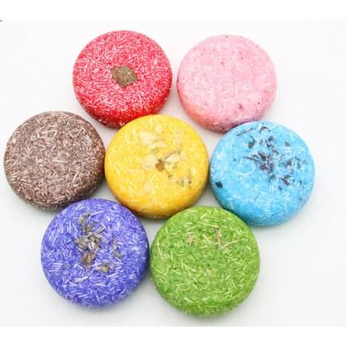 Handmade Hair Shampoo Magic Soap Bar Pure Natural Dry Shampoo Soap Oil-control Anti-Dandruff Off Hair Care Shampoo