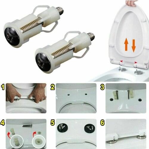 Replacement Screws Covers Kit Seat Toilet Accessory Blind Elements Fitting