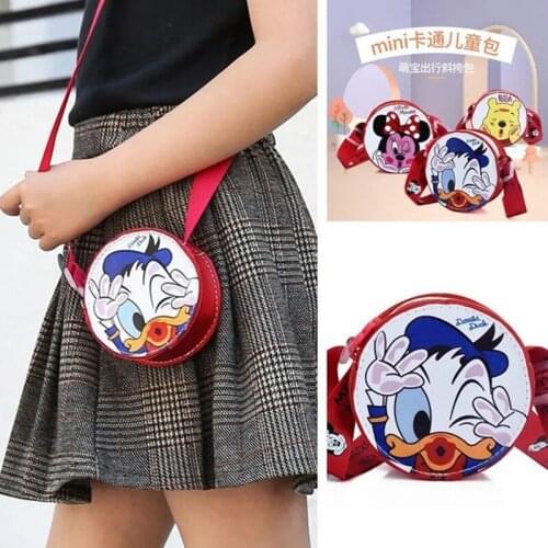 Disney girls Minnie mickey mouse messenger shoulder bag kids coin purse fashion bag