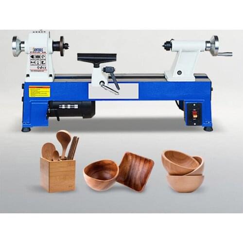 Woodworking Lathe Small Multifunctional Household Lathe Machine Digital Display Micro LatheWood Rotary Machine Buddha Beads