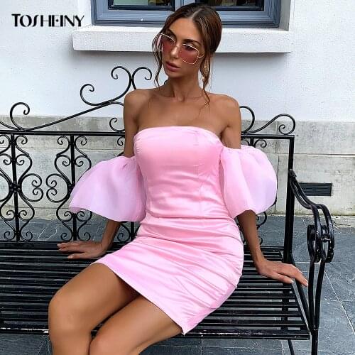 Женские платья Tosheiny China At AliExpress