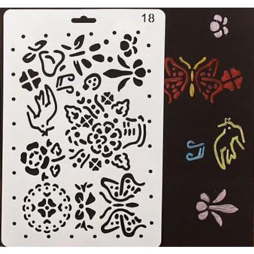 Stencil Reusable Craft Layering Stencils For Walls Scrapbooking Painting Template Stamps Album Decorative Embossing Paper Cards